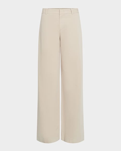 パンツ GIVENCHY White Cotton Wide-Leg Pant Givenchy Pleated Wide Leg Trousers | Neiman Marcus