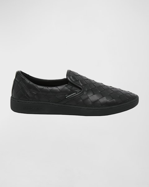 Bottega Veneta Men's Flex Technical Knit Low-Top Sneakers