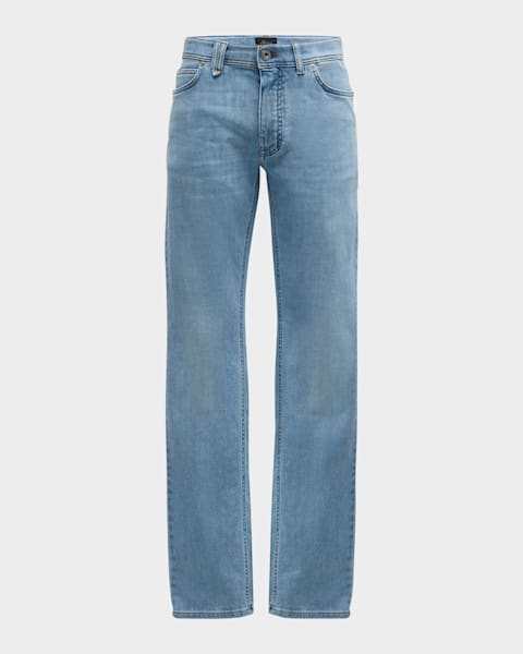 Loro Piana Men's Quarona Kurashiki Slim Denim Trousers