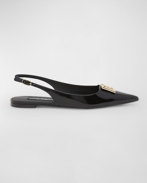 Stuart Weitzman Emilia Leather Mary Jane Ballerina Flats