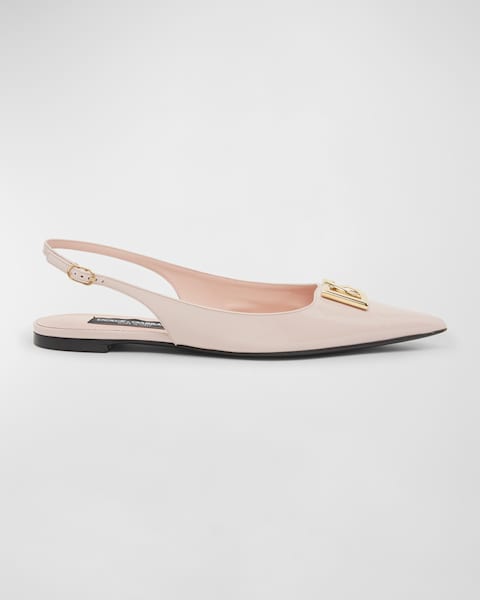 Napa Ballerina Red Sole Slingback Pumps