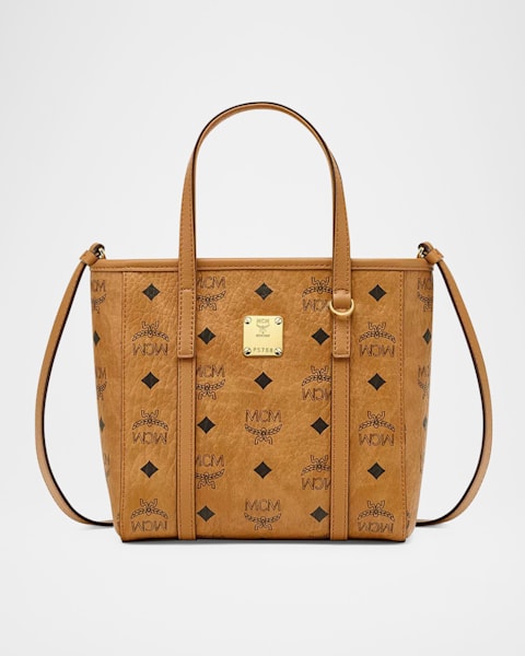 トートバッグ MCM Printed Canvas Xl Aren Shopping Bag 35538680~