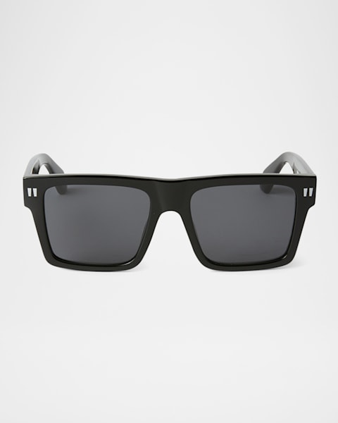 Off-White Men's Hays Acetate Rectangle Sunglasses | Neiman Marcus