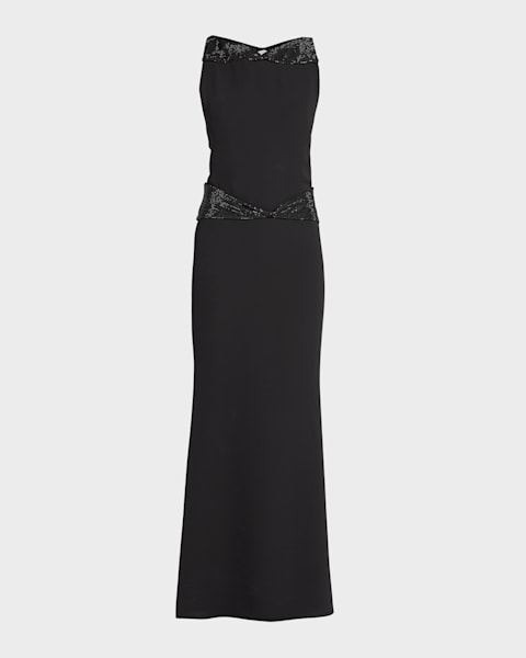 Diane von Furstenberg Aron Ruched Off-Shoulder Gown | Neiman