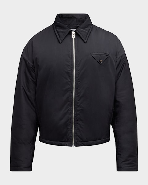Bottega Veneta Men's Fine Wool-Blend Jacket | Neiman Marcus