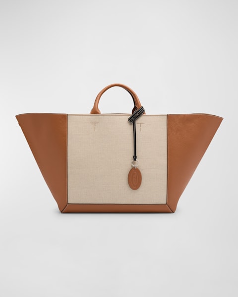 トートバッグ TODS MUD LEATHER SHOPPING BAG org.jpg