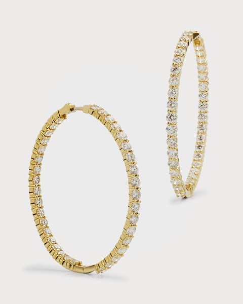 Mega Barrow Hoop Earrings
