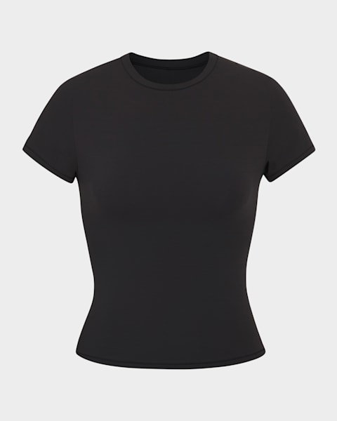 Cotton Jersey Crewneck T-Shirt