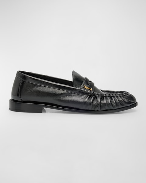 ■Saint Laurent■ Monogram Penny Loafer Black 670232AAA7R100 Saint Laurent Le Loafer Penny Loafers | Black | FARFETCH