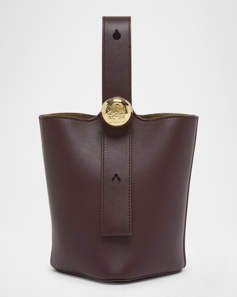 LOEWE x Paula's Ibiza Slit Mini Tote Bag in Raffia with Leather