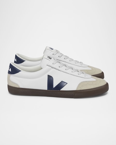 VEJA Esplar Leather Logo Sneakers | Neiman Marcus
