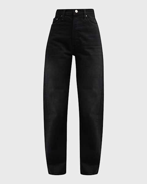 Toteme Mid-Rise Classic Cut Straight-Leg Denim Jeans