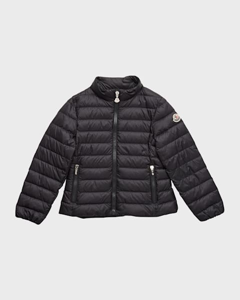 Moncler Girl's Kaukura Nylon Down Jacket, Size 8-14 | Neiman