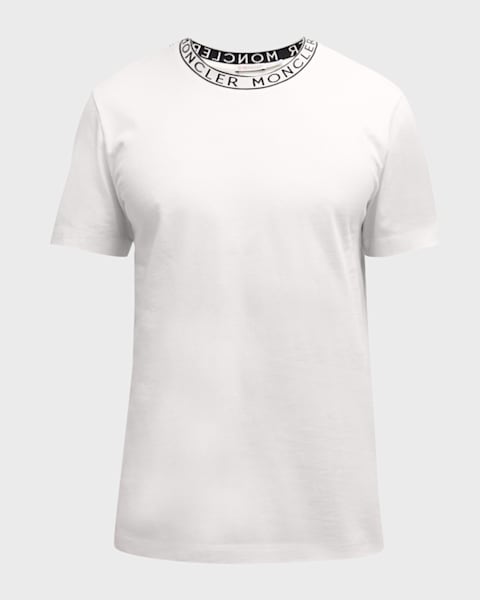 Tシャツ・カットソー MOSCHINO Men T Shirts J072302411001 White Moschino logo-print short-sleeve T-shirt | White | FARFETCH