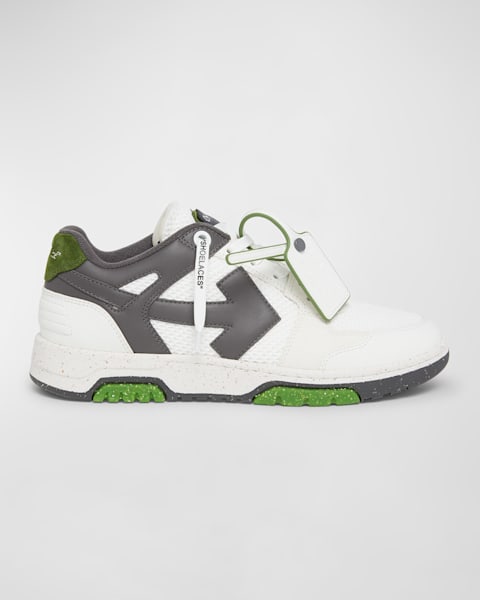 Off-White Men's Out Of Office Tricolor Sneakers | Neiman Marcus
