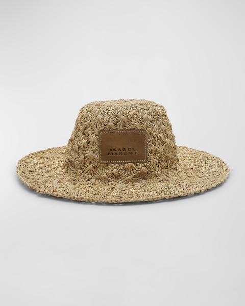 Helen Kaminski Contrasting Wide Braided Bucket Hat | Neiman  display picture 1