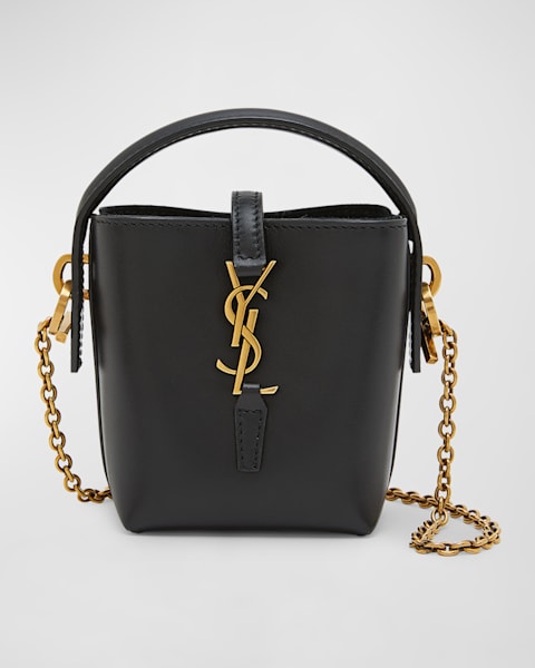 ショルダーバッグ・ポシェット Saint Laurent 'Le 37 Mini' crossbody bag Saint Laurent Le 37 Mini YSL Bucket Bag in Smooth Leather