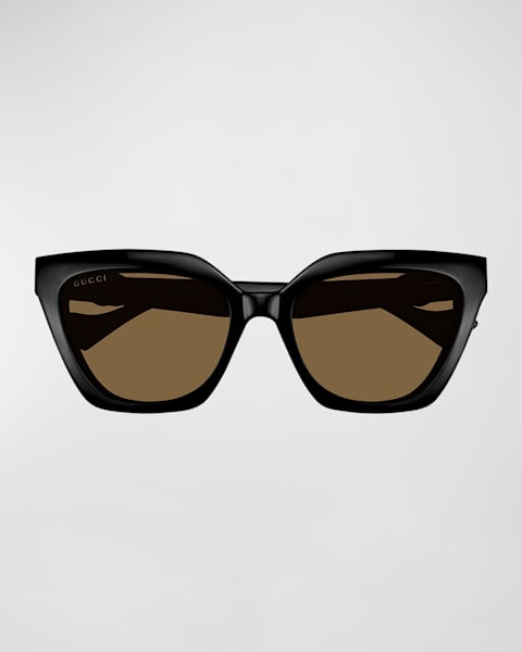 小物 Gucci Sunglasses Interlocking GG Gucci Interlocking GG Round Acetate Sunglasses | Neiman Marcus