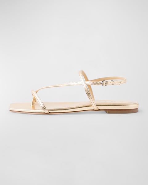 サンダル・ミュール AEYDE Elise leather thong sandals Aeyde | ELISE Creamy Leather Heeled Sandal