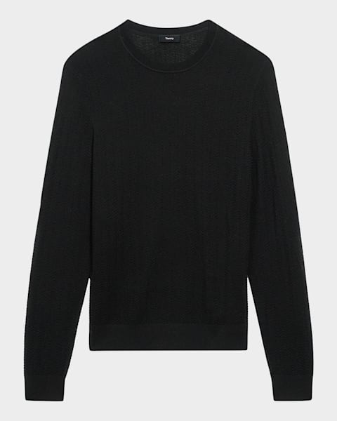 JIL SANDER Sweaters【関税送料込】 Jil Sander Men's Wool and Studs Crewneck Sweater | Neiman Marcus