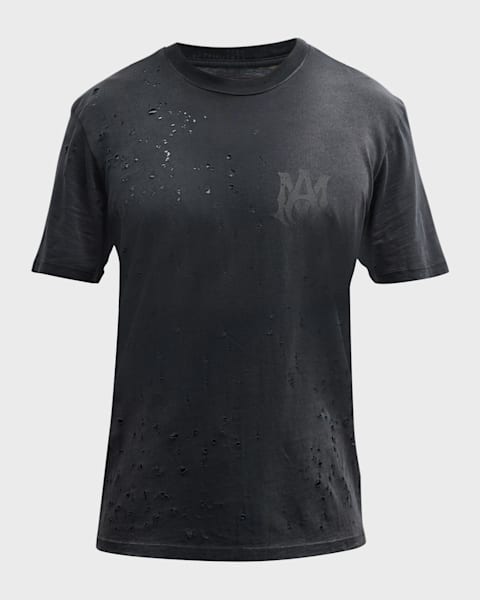 【AMIRI】メンズ・クリスタル・アミリ・ウィングス・Tシャツ Amiri Men's Crystal Amiri Wings T-Shirt | Neiman Marcus