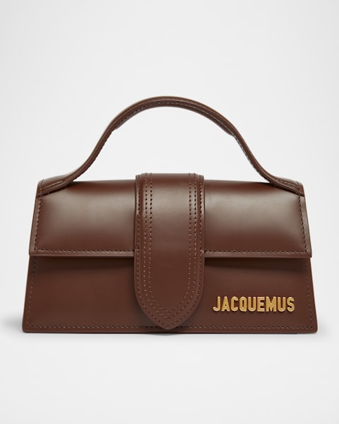 Jacquemus Le Grand Bambino Snakeskin-Print Crossbody Bag | Neiman