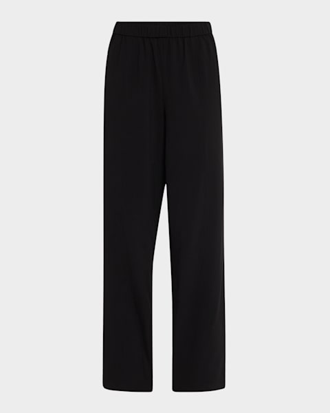 Khaite Maris Pleated Straight-Leg Pants | Neiman Marcus