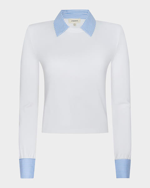 Alo Yoga Cropped 1/4 Zip Alumni Pullover | Neiman Marcus