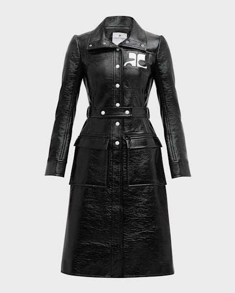 【MONCLER】 ベルビュー フード付き ロング パッド入りコート Moncler Bellevue Long Belted Puffer Coat | Neiman Marcus