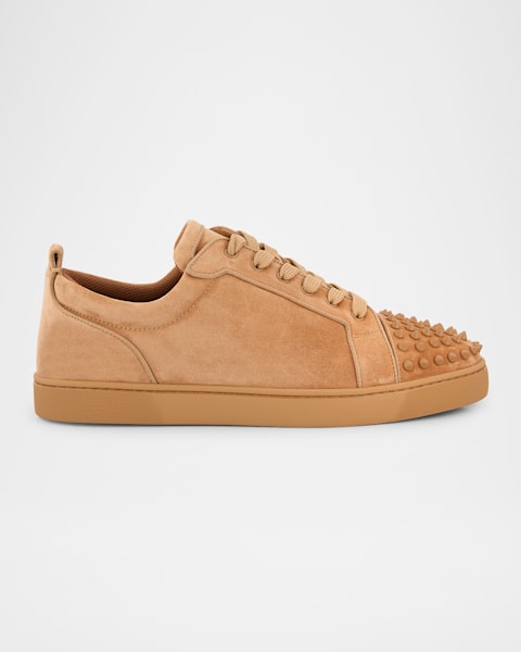 Christian Louboutin Men's Tutti Rui Suede Low-Top Sneakers