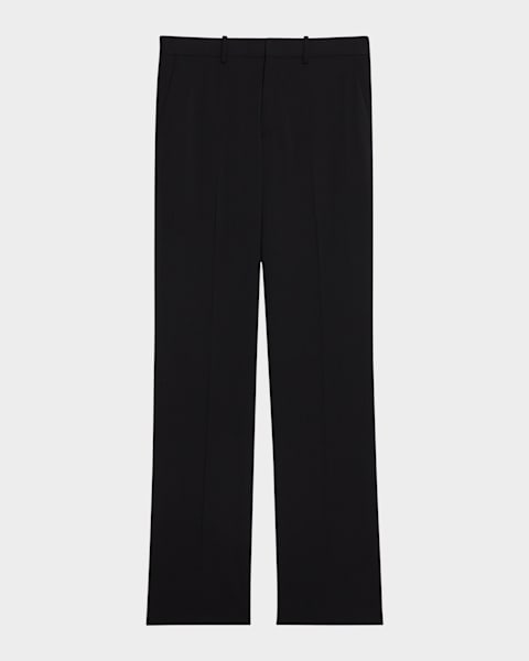 Helmut Lang Men's Work Pants with Leather Patches | Neiman