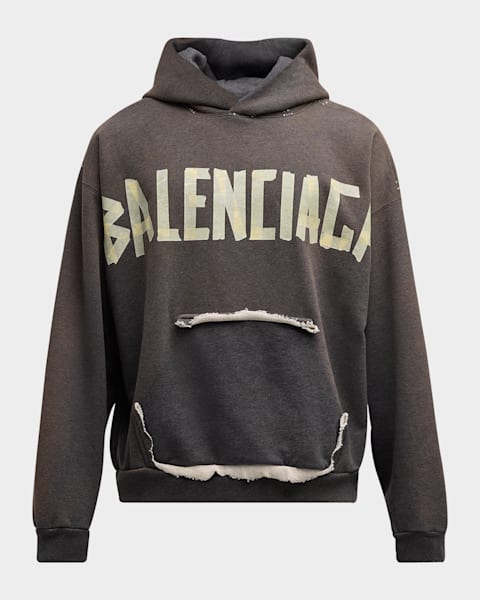 Balenciaga Men's Loop Sports Icon Hoodie | Neiman Marcus