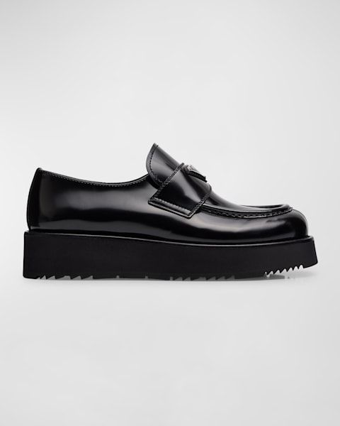 24AW new/PRADA ディアパソンレザーローファー Loafer Black 24AW new/PRADA ディアパソンレザーローファー Loafer Black