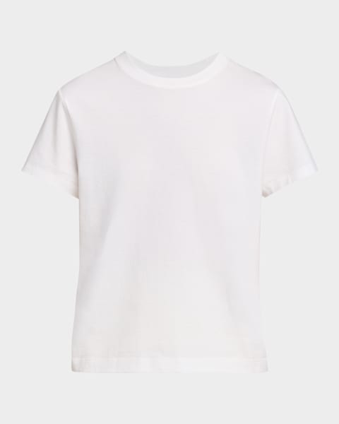 Simone Rocha Tulle Overlay Puff-Sleeve T-Shirt | Neiman Marcus
