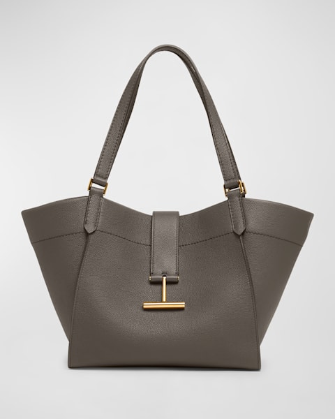 TOM FORD Tara Medium Tote Bag in Raffia Viscose and Leather