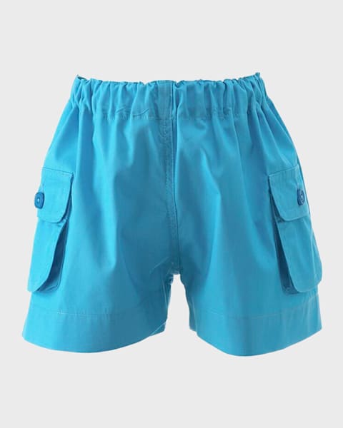 Girl's Cascadian Ric Rac-Trim Shorts, Size 4-12