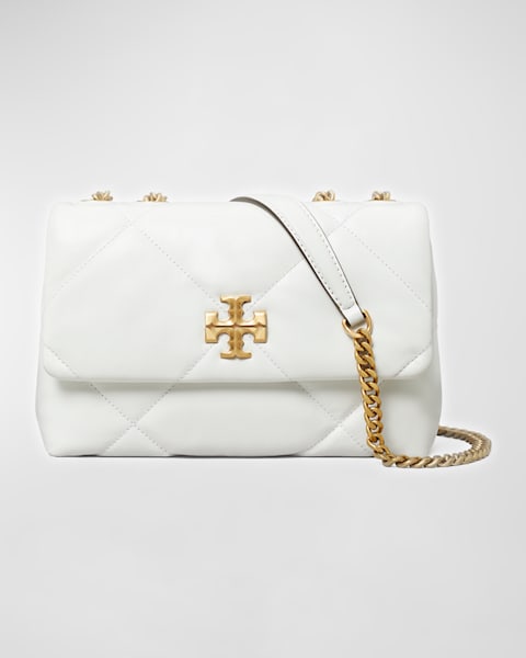 Tory Burch Kira Suede Flap Shoulder Bag | Neiman Marcus