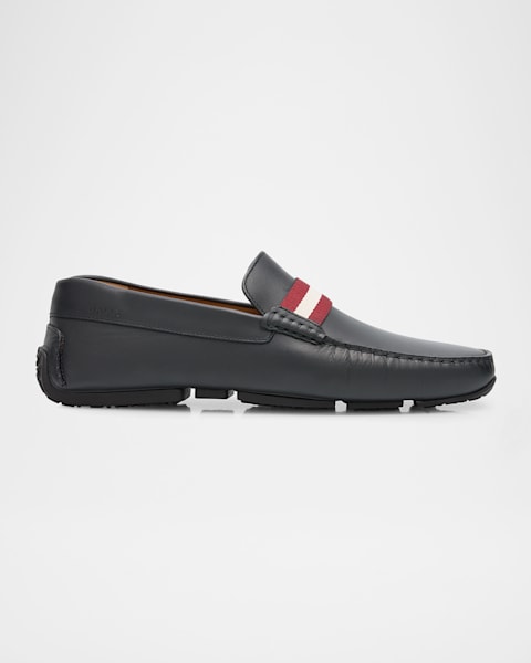 Bally Men's Perthy Leather Penny Loafers | Neiman Marcus