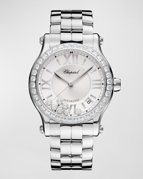 スーパーセール 半額 36mm Chopard Happy Strap Bracelet with Watch Diamond Sport お笑い・バラエティ