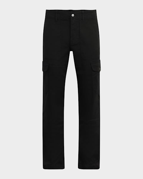 AG Jeans Everett Slim-Straight Twill Pants | Neiman Marcus
