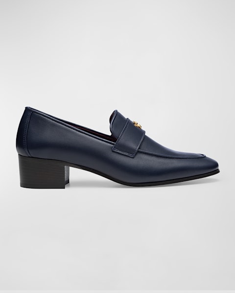 【オープニング 大放出セール】 Medallion Leather Bougeotte Heeled Marcus Neiman | Loafers 靴