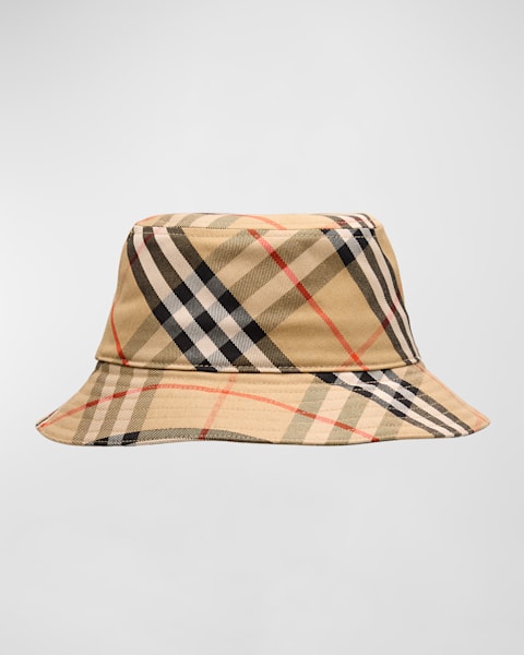 ハット BURBERRY BURBERRY CHECK NYLON BUCKET HAT BURBERRY Check Nylon Blend Bucket Hat | Holt Renfrew