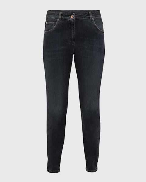 Balenciaga Denim Straight Fit Pants | Neiman Marcus