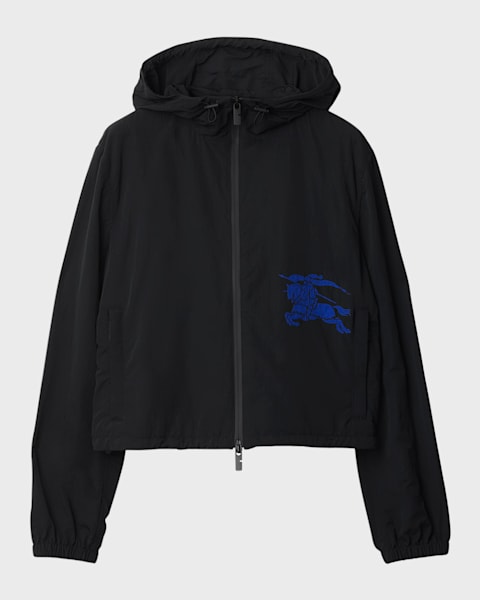 Burberry EKD Zip Hooded Jacket | Neiman Marcus