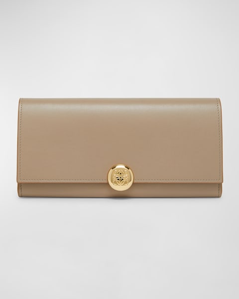 Loewe Small Pebble Leather Trifold Wallet | Neiman Marcus