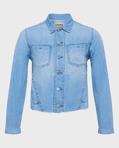 スーツ SPORTMAX GANCE - Denim fitted jacket Sportmax Gance Denim Jacket In Navy - 42% Off | Editorialist