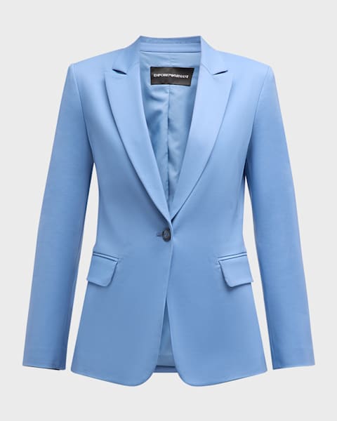 アウターその他 EMPORIO ARMANI Woman Blazer Gnawed Blue D4NL14D2013 915 49838502FF_14_f.jpg?impolicy=
