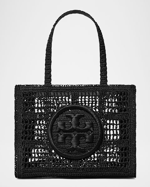 国内入荷☆Tory Burch 大人気 ELLA Ella Plaid TOTE Tory Burch Ella Small Crochet Checkered Tote Bag | Neiman Marcus