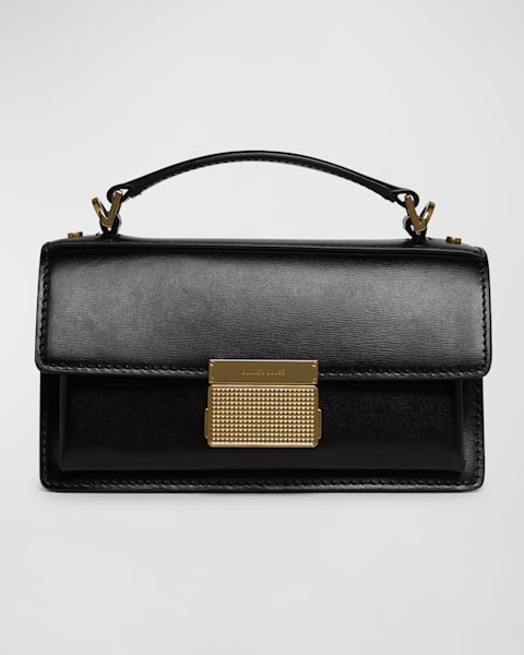 Golden Goose Venezia Small Flap Distressed Leather Crossbody
