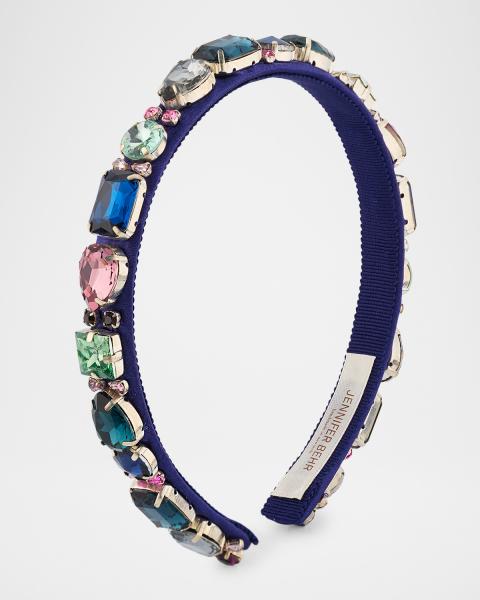 Lele Sadoughi Acorn Pearly Knotted Headband | Neiman Marcus display picture 1